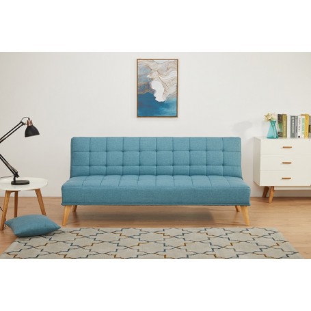 SOFACAMA 3 CUERPOS LYON AZUL 180X86X81CM