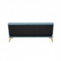 SOFACAMA 3 CUERPOS LYON AZUL 180X86X81CM